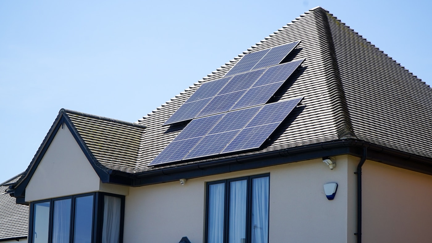 Photovoltaik-Anlage auf Hausdach